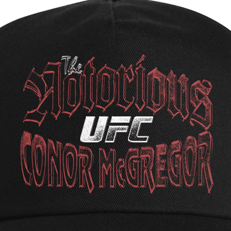 コナー マクレガーモデル 海外取寄 UFC スナップバックキャップ VINTAGE PROFILE SNAPBACK CAP BLACK