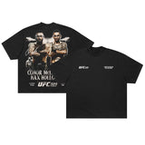 コナー マクレガー vs マックス フォロウェイモデル海外取寄 UFC Tシャツ MUTCH UP T-SHIRT BLACK