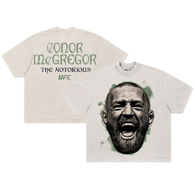 コナー マクレガーモデル海外取寄 UFC Tシャツ TAKEOVER T-SHIRT SAND
