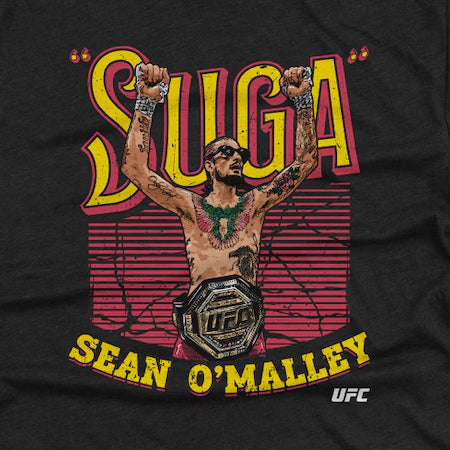 ショーン オマリーモデル 海外取寄 UFC Tシャツ 500 LEVEL WORLD CHAMPION TRI-BLEND T-SHIRT BLACK