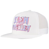 ショーン オマリーモデル 海外取寄 UFC メッシュキャップ QUASAR TRUCKER MESH CAP WHITE