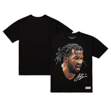 ジェイレン ブランソンモデル 海外取寄 ミッチェル&ネス Tシャツ REAL BIG FACE PLAYER T-SHIRT BLACK