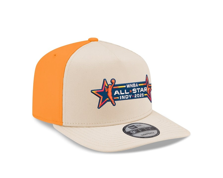 海外取寄 ニューエラ キャップ スナップバック 2025 WNBA ALL STAR GAME LOGO A-FRAME 9FIFTY SNAPBACK CAP WHITE