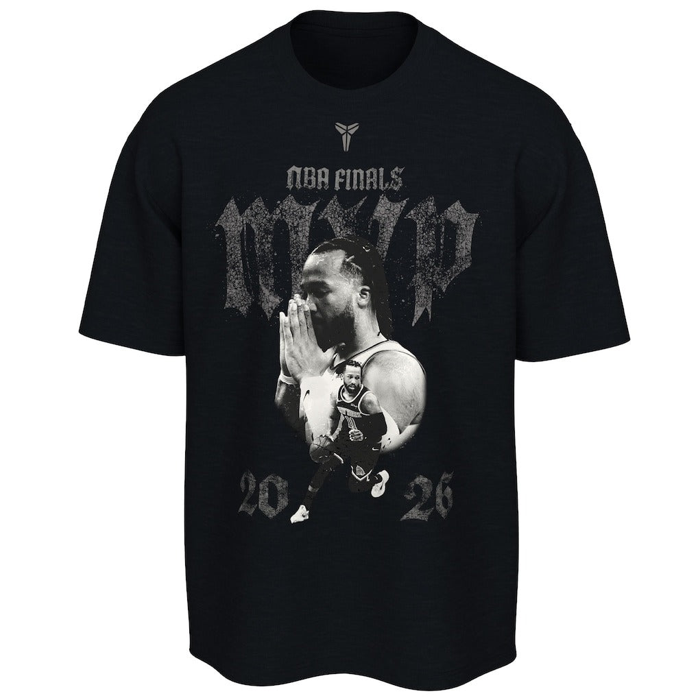 53年振りNBAファイナル優勝 ジェイレン ブランソンモデル 海外取寄 ナイキ Tシャツ ニューヨーク ニックス 2026 NBA FINALS MVP T-SHIRT BLACK