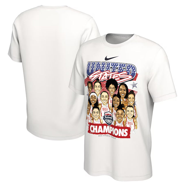 海外取寄 Tシャツ 女子バスケ USA代表 Tシャツ 2024 SUMMER