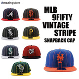 ニューエラ キャップ 9FIFTY MLB VINTAGE STRIPE SNAPBACK CAP