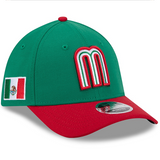 ニューエラ キャップ 39THIRTY M-CROWN WBC メキシコ 2026 WORLD BASEBALL CLASSIC CLASSIC FLEX FIT CAP GREEN RED