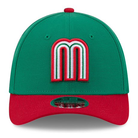 ニューエラ キャップ 39THIRTY M-CROWN WBC メキシコ 2026 WORLD BASEBALL CLASSIC CLASSIC FLEX FIT CAP GREEN RED