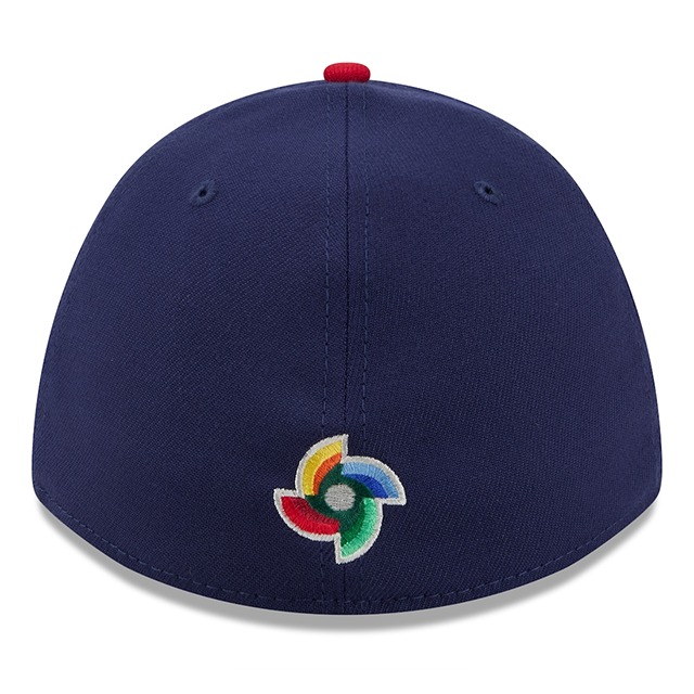 ニューエラ キャップ 39THIRTY M-CROWN WBC アメリカ 2026 WORLD BASEBALL CLASSIC CLASSIC FLEX FIT CAP NAVY RED