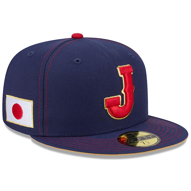 ニューエラ キャップ 59FIFTY WBC 日本 2026 WORLD BASEBALL CLASSIC FITTED CAP NAVY