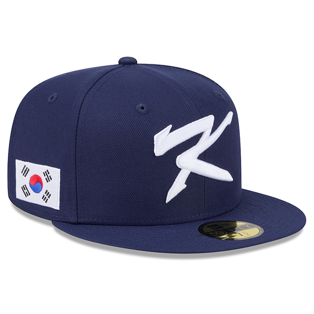 ニューエラ キャップ 59FIFTY WBC 韓国 2026 WORLD BASEBALL CLASSIC FITTED CAP NAVY