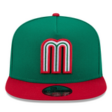 ニューエラ キャップ 9FIFTY A-FRAME WBC メキシコ 2026 WORLD BASEBALL CLASSIC SNAPBACK CAP GREEN RED