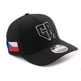 ニューエラ キャップ 9FORTY M-CROWN A-FRAME WBC チェコ 2026 WORLD BASEBALL CLASSIC SNAPBACK CAP BLACK WHITE