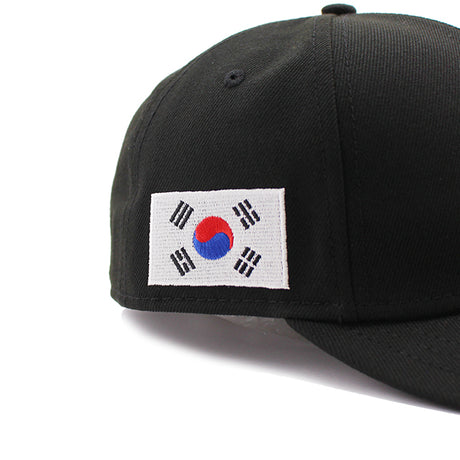 ニューエラ キャップ 9FORTY M-CROWN A-FRAME WBC 韓国 2026 WORLD BASEBALL CLASSIC SNAPBACK CAP BLACK WHITE