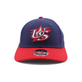 2026 ワールドベースボールクラシックモデル 子供用 ニューエラ 9FORTY M-CROWN スナップバック アメリカ 2026 WORLD BASEBALL CLASSIC CHILD SNAPBACK CAP NAVY RED