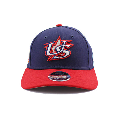 2026 ワールドベースボールクラシックモデル 子供用 ニューエラ 9FORTY M-CROWN スナップバック アメリカ 2026 WORLD BASEBALL CLASSIC CHILD SNAPBACK CAP NAVY RED