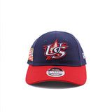 2026 ワールドベースボールクラシックモデル 幼児用 ニューエラ 9FORTY M-CROWN スナップバック アメリカ 2026 WORLD BASEBALL CLASSIC TODDLER SNAPBACK CAP NAVY RED