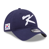 ニューエラ キャップ 9TWENTY ストラップバック WBC 韓国 2026 WORLD BASEBALL CLASSIC STRAPBACK CAP NAVY