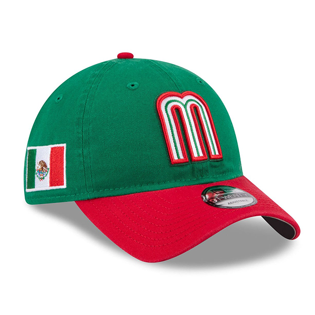 ニューエラ キャップ 9TWENTY ストラップバック WBC メキシコ 2026 WORLD BASEBALL CLASSIC STRAPBACK CAP GREEN