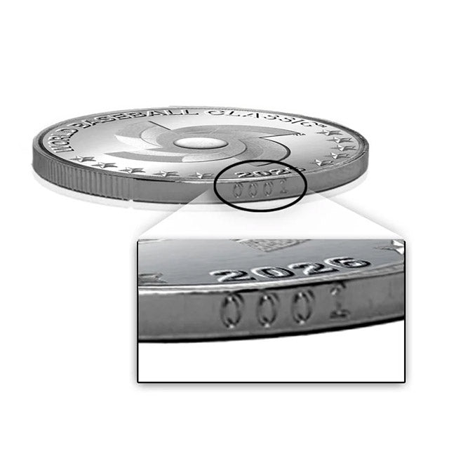 海外取寄 WBC 記念コイン 2026 WORLD BASEBALL CLASSIC SILVER MINT