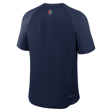 海外取寄 ナイキ WBC 日本代表 Tシャツ 2026 WORLD BASEBALL CLASSIC DRI-FIT BATTING PRACTICE PREGAME T-SHIRT NAVY