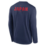 海外取寄 ナイキ WBC 日本代表 ロングスリーブTシャツ 2026 WORLD BASEBALL CLASSIC LEGEND DRI-FIT LONG SLEEVE T-SHIRT NAVY