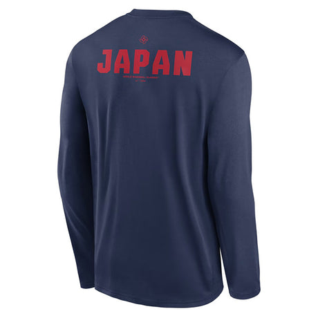 海外取寄 ナイキ WBC 日本代表 ロングスリーブTシャツ 2026 WORLD BASEBALL CLASSIC LEGEND DRI-FIT LONG SLEEVE T-SHIRT NAVY