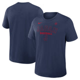 海外取寄 ナイキ WBC 日本代表 Tシャツ 2026 WORLD BASEBALL CLASSIC AUTHENTIC COLLECTION EARLY WORK DRI-FIT TRI-BLEND T-SHIRT NAVY