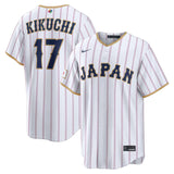 WBC 菊池雄星モデル 海外取寄 ナイキ レプリカユニフォーム 日本代表 2026 WORLD BASEBALL CLASSIC HOME STADIUM JERSEY WHITE