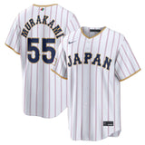 WBC 村上宗隆モデル 海外取寄 ナイキ レプリカユニフォーム 日本代表 2026 WORLD BASEBALL CLASSIC HOME STADIUM JERSEY WHITE