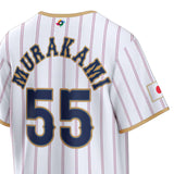WBC 村上宗隆モデル 海外取寄 ナイキ レプリカユニフォーム 日本代表 2026 WORLD BASEBALL CLASSIC HOME STADIUM JERSEY WHITE