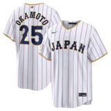 WBC 岡本和真モデル 海外取寄 ナイキ レプリカユニフォーム 日本代表 2026 WORLD BASEBALL CLASSIC HOME STADIUM JERSEY WHITE