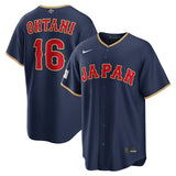 WBC 大谷翔平モデル 海外取寄 ナイキ レプリカユニフォーム 日本代表 2026 WORLD BASEBALL CLASSIC ROAD STADIUM JERSEY NAVY