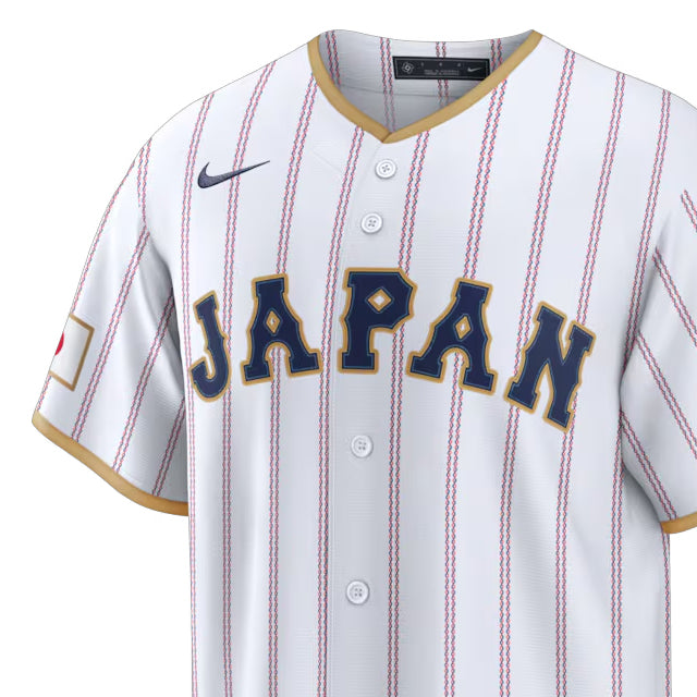 WBC 鈴木誠也モデル 海外取寄 ナイキ レプリカユニフォーム 日本代表 2026 WORLD BASEBALL CLASSIC HOME STADIUM JERSEY WHITE