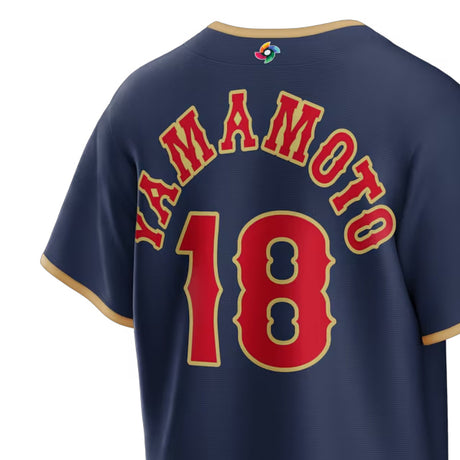 WBC 山本由伸モデル 海外取寄 ナイキ レプリカユニフォーム 日本代表 2026 WORLD BASEBALL CLASSIC ROAD STADIUM JERSEY NAVY