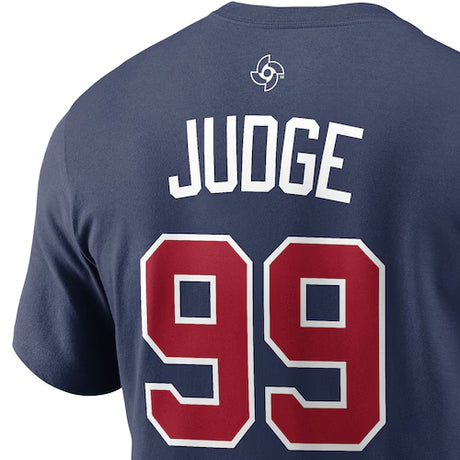 WBC アーロン ジャッジモデル 海外取寄 ナイキ Tシャツ アメリカ代表 2026 WORLD BASEBALL CLASSIC NAME&NUMBER T-SHIRT NAVY