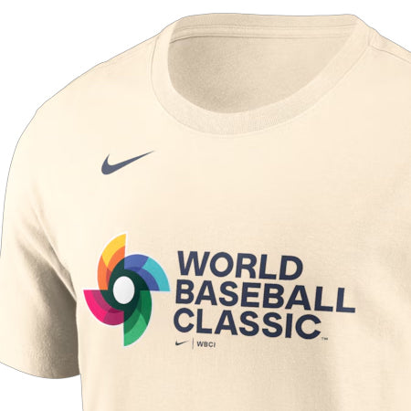 海外取寄 ナイキ WBC Tシャツ 2026 WORLD BASEBALL CLASSIC LOGO T-SHIRT CREAM