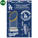 予約販売 2025 ワールドシリーズチャンピオンモデル ロサンゼルス ドジャース ファンデカール 11×17