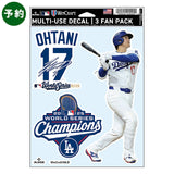 予約販売 大谷翔平モデル 2025 ワールドシリーズチャンピオン ロサンゼルス ドジャース ファンデカール