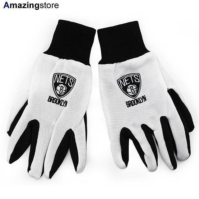 ウィンクラフト ブルックリン ネッツ 手袋 NBA 2-TONE GLOVES WHITE-BLACK