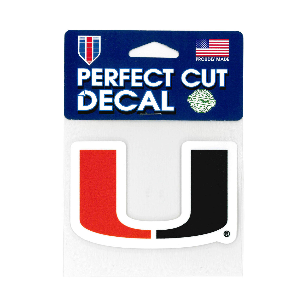 ウィンクラフト ステッカー マイアミ ハリケーンズ NCAA PERFECT CUT DECAL WINCRAFT MIAMI HURRICANES