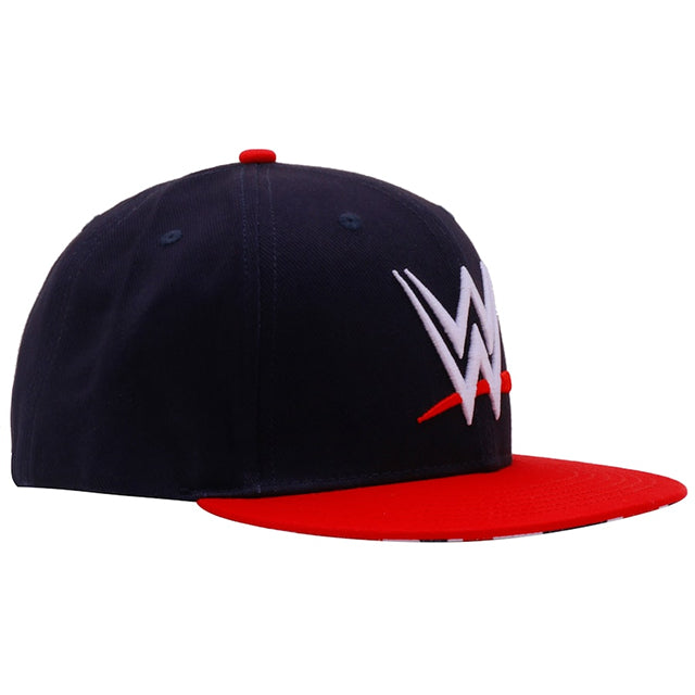 海外取寄 WWE AUTHENTIC キャップ WWE LOGO SNAPBACK CAP