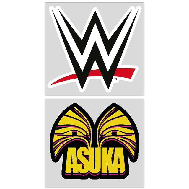WWE ASUKA 明日華 アスカ ABEMA シール ステッカー 海外取寄 ASUKAモデル WWE ステッカー DUAL STICKER SET アスカ / 国内