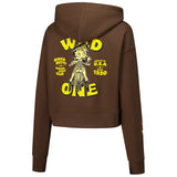 海外取寄 女性用 プルオーバーフーディ ベティ ブープ WOMEN'S BETTY BOOP FREEZE MAX CROPPED PULL OVER HOODIE BROWN