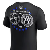 AJ スタイルズモデル 海外取寄 WWE AUTHENTIC Tシャツ UNTOUCHABLE T-SHIRT BLACK