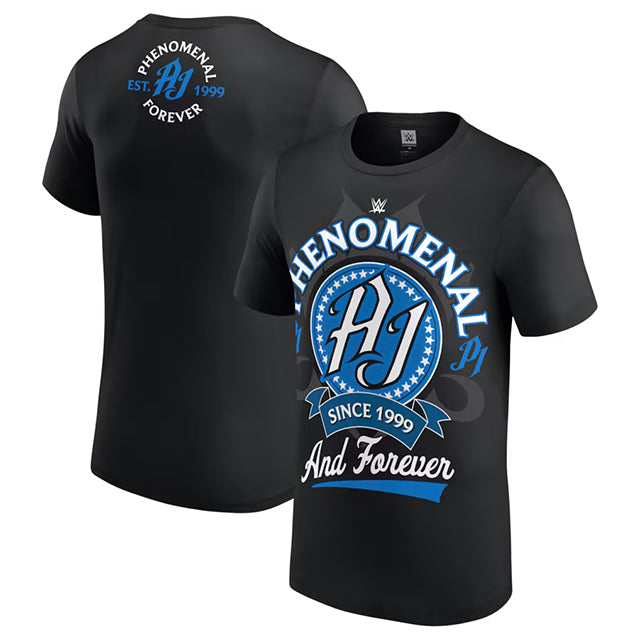 AJ スタイルズモデル 海外取寄 WWE AUTHENTIC Tシャツ PHENOMENAL T