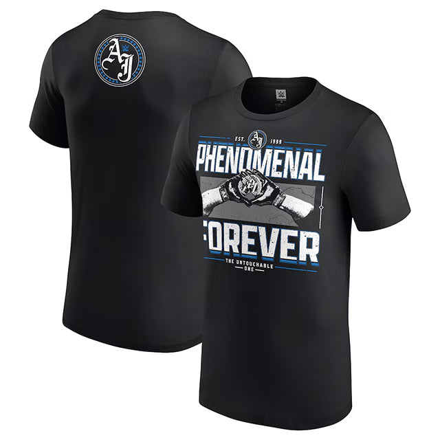 AJ スタイルズモデル 海外取寄 WWE AUTHENTIC Tシャツ PHENOMENAL