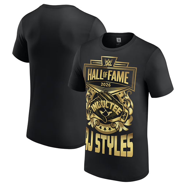 AJ スタイルズモデル 海外取寄 WWE AUTHENTIC Tシャツ THANK YOU