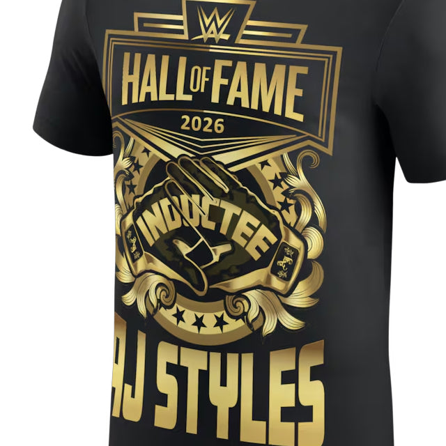 AJ スタイルズモデル 海外取寄 WWE AUTHENTIC Tシャツ THANK YOU