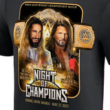 海外取寄 AJスタイルズ vs セス ロリンズモデル WWE AUTHENTIC Tシャツ NIGHT OF CHAMPIONS MATCHIP T-SHIRT